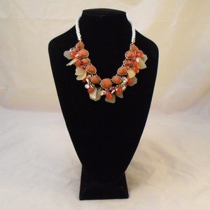 LYDELL NYC SEMI-COMPOSITE STONE RED DANGLE NWT